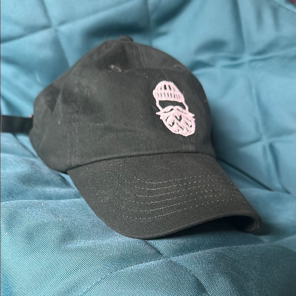 Green Craft Beer Baseball Cap with Lumbeard Brewery Logo